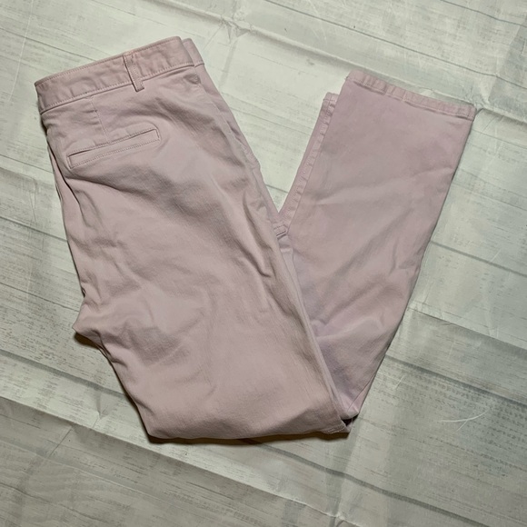 Banana Republic crop Pink Sloan Pants. Size 6. - Picture 2 of 9